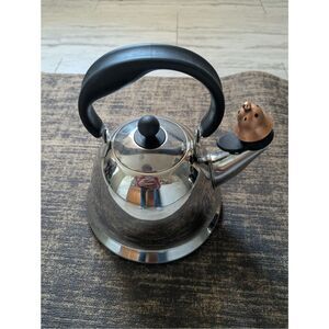 Michael Graves Tea Kettle “Bells and Whistles” Kettle retro kitschy